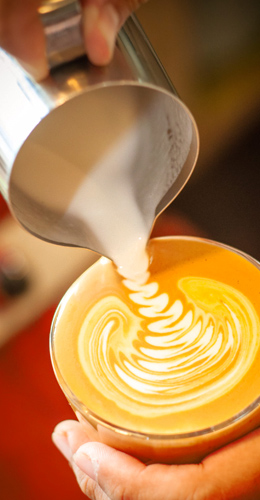 Latte Art Fruity Shot