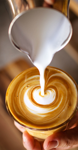 Latte Art na Kawie do Mleka