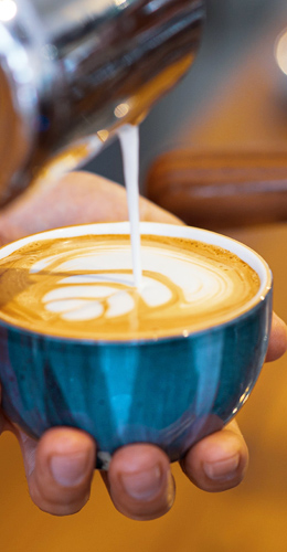 Ocean Shot Latte Art